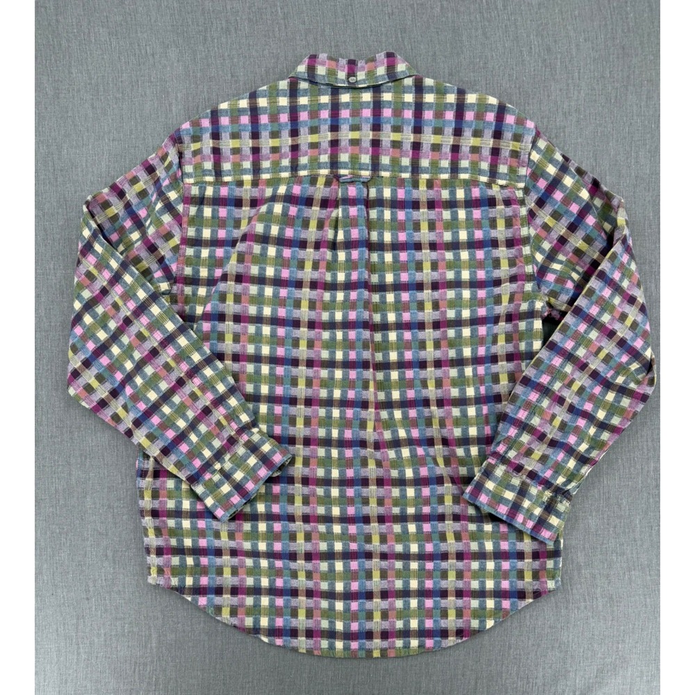 The Territory Ahead Mens Plaid Button Down Shirt Multi Color Cotton Size M - Picture 7 of 7